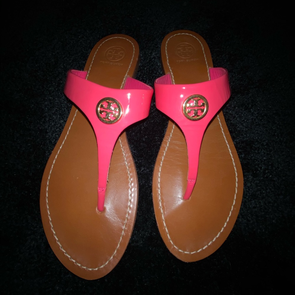 Tory Burch Hot Pink Sandals